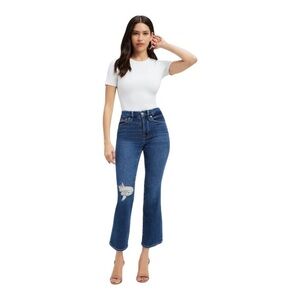 Good American Good Legs Skinny Cropped Cashmere Jeans NWT
